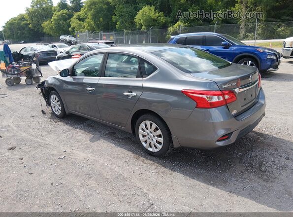 3N1AB7AP1KY327988 2019 NISSAN SENTRA Gray Հետևի ձախ