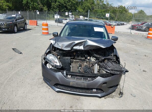 3N1AB7AP1KY327988 2019 NISSAN SENTRA Gray Սարքավորումների վահանակի տեսք