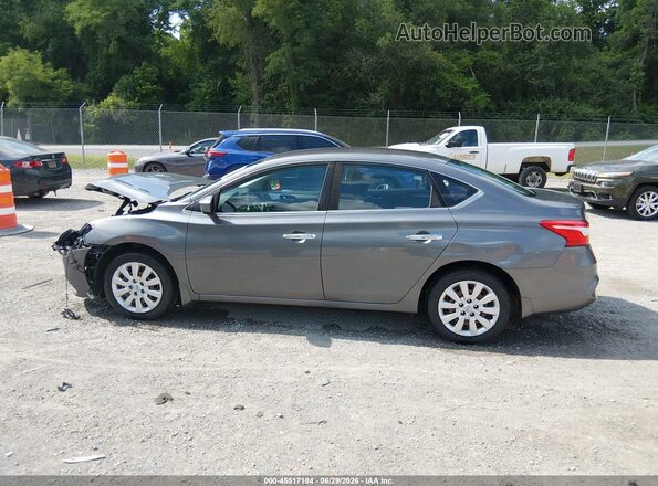 3N1AB7AP1KY327988 2019 NISSAN SENTRA Gray Սալոնի 360 աստիճան տեսք