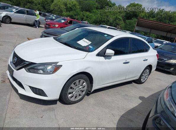 3N1AB7AP1KY328283 2019 NISSAN SENTRA White სალონის 360-გრადუსიანი ხედი
