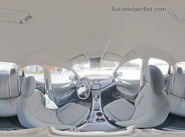 3N1AB7AP1KY328767 2019 NISSAN SENTRA Blue Vista interior de 360 grados