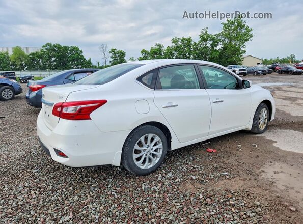 3N1AB7AP1KY331247 2019 NISSAN SENTRA White Trasero derecho