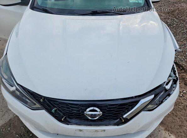 3N1AB7AP1KY331247 2019 NISSAN SENTRA White Vista interior trasera