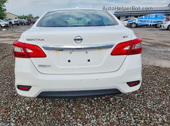 3N1AB7AP1KY331247 2019 NISSAN SENTRA White Vista trasera