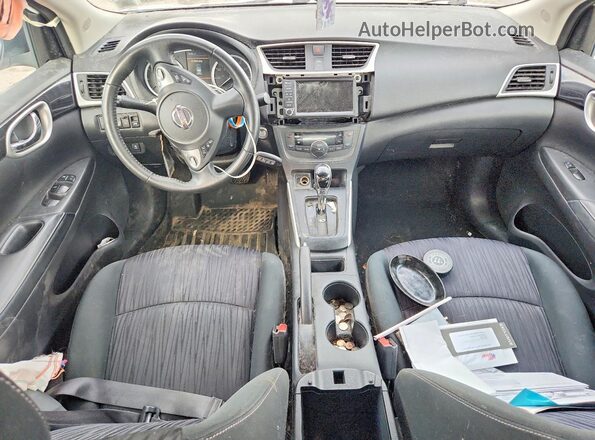 3N1AB7AP1KY331247 2019 NISSAN SENTRA White Vista del salpicadero