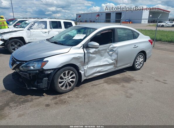 3N1AB7AP1KY333919 2019 NISSAN SENTRA White Front left