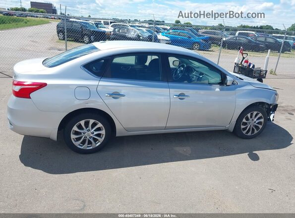 3N1AB7AP1KY333919 2019 NISSAN SENTRA White 360 interior view