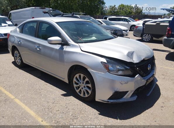 3N1AB7AP1KY338523 2019 NISSAN SENTRA Silver 