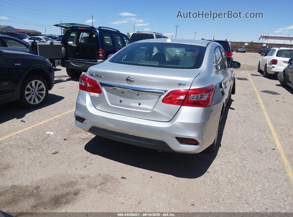 3N1AB7AP1KY338523 2019 NISSAN SENTRA Silver 