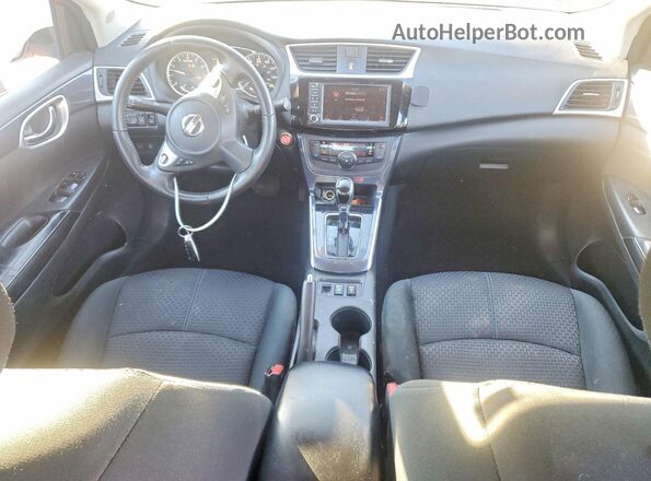 3N1AB7AP1KY345522 2019 NISSAN SENTRA Red წინა პანელის ხედი