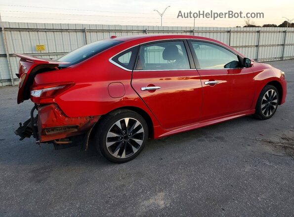 3N1AB7AP1KY345522 2019 NISSAN SENTRA Red უკანა მარჯვენა