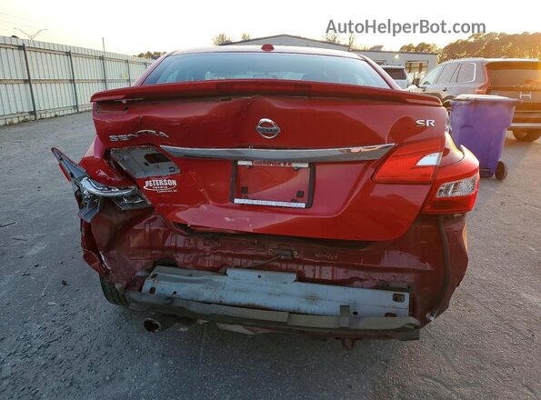 3N1AB7AP1KY345522 2019 NISSAN SENTRA Red უკანა ხედი