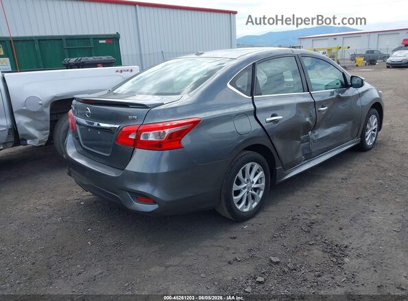 3N1AB7AP1KY346914 2019 NISSAN SENTRA Gray Trasero derecho