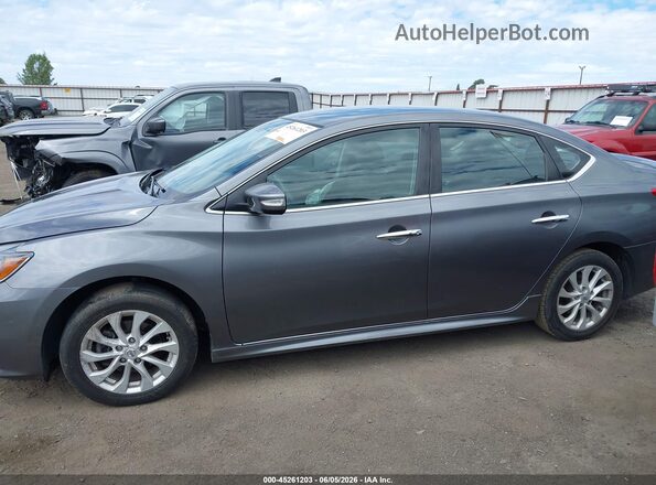 3N1AB7AP1KY346914 2019 NISSAN SENTRA Gray Vista interior de 360 grados