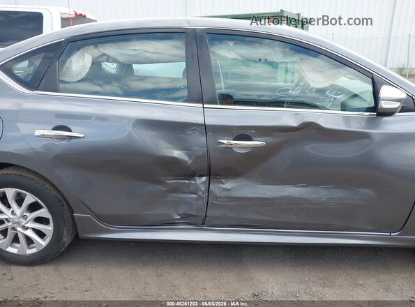 3N1AB7AP1KY346914 2019 NISSAN SENTRA Gray Vista interior trasera