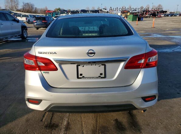 3N1AB7AP1KY351708 2019 NISSAN SENTRA Silver Vista trasera