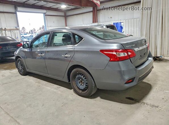 3N1AB7AP1KY352292 2019 NISSAN SENTRA Gray Հետևի ձախ