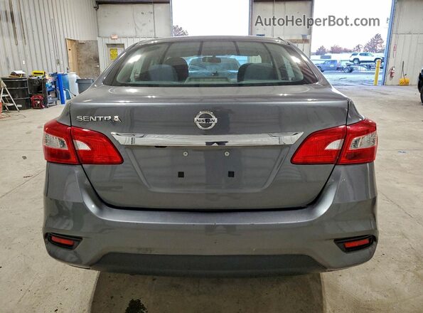 3N1AB7AP1KY352292 2019 NISSAN SENTRA Gray Հետևի տեսք
