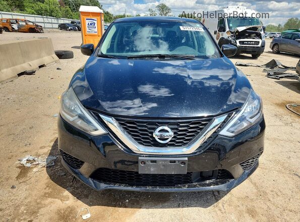 3N1AB7AP1KY365902 2019 NISSAN SENTRA Черный Вид спереди