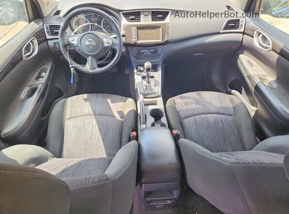3N1AB7AP1KY365902 2019 NISSAN SENTRA Черный Вид панели приборов