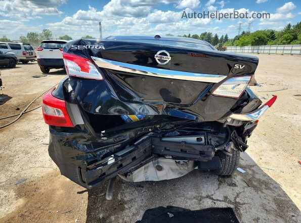 3N1AB7AP1KY365902 2019 NISSAN SENTRA Черный Вид сзади