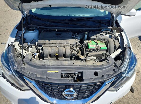 3N1AB7AP1KY420672 2019 NISSAN SENTRA White Вид задньої частини салону