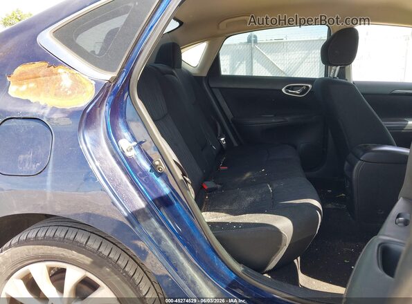 3N1AB7AP1KY422809 2019 NISSAN SENTRA Blue Widok naklejki z numerem VIN