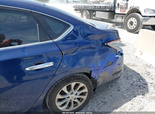 3N1AB7AP1KY422809 2019 NISSAN SENTRA Blue Widok z przodu