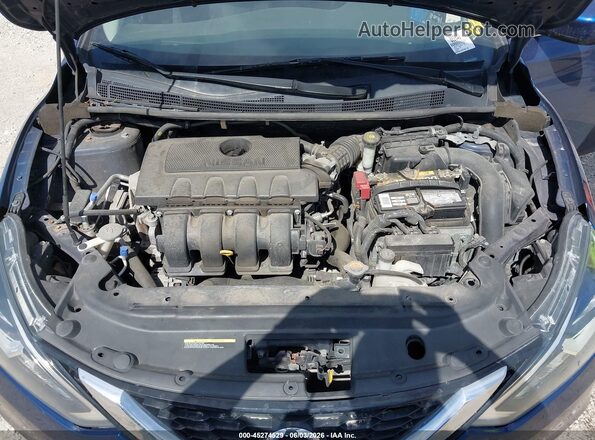 3N1AB7AP1KY422809 2019 NISSAN SENTRA Blue Widok z tyłu