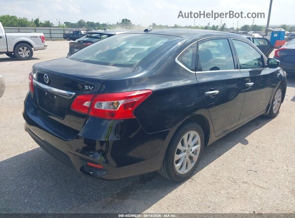 3N1AB7AP1KY436810 2019 NISSAN SENTRA Черный Задняя правая четверть