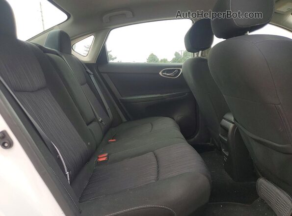 3N1AB7AP1KY439075 2019 NISSAN SENTRA White Rear seats view