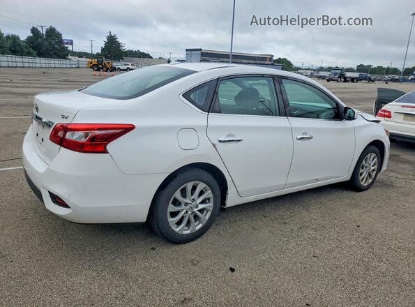 3N1AB7AP1KY439075 2019 NISSAN SENTRA White Rear right