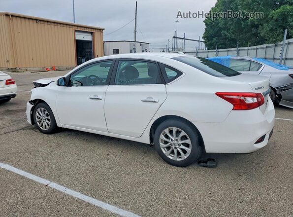 3N1AB7AP1KY439075 2019 NISSAN SENTRA White Rear left
