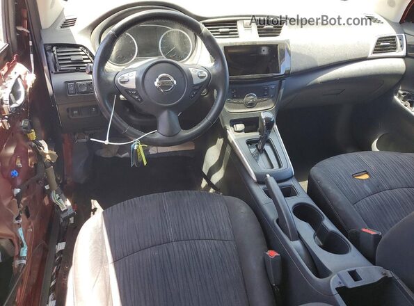 3N1AB7AP1KY453459 2019 NISSAN SENTRA Red წინა პანელის ხედი