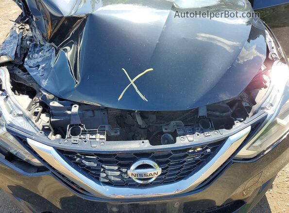 3N1AB7AP2GL648135 2016 NISSAN SENTRA Black Вид задньої частини салону