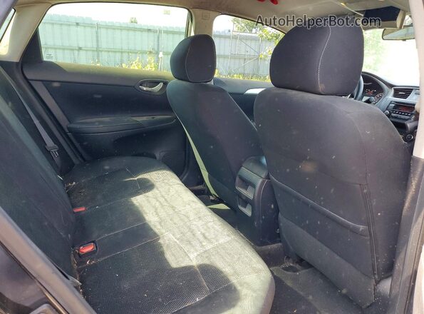 3N1AB7AP2GL648135 2016 NISSAN SENTRA Black Вид задніх сидінь