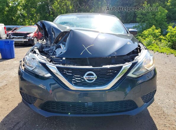 3N1AB7AP2GL648135 2016 NISSAN SENTRA Black Вид спереду