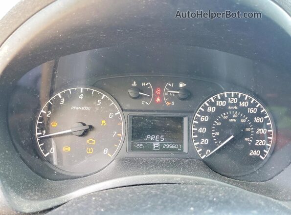 3N1AB7AP2GL648135 2016 NISSAN SENTRA Black Вид щитка приладів