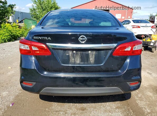 3N1AB7AP2GL648135 2016 NISSAN SENTRA Black Вид ззаду