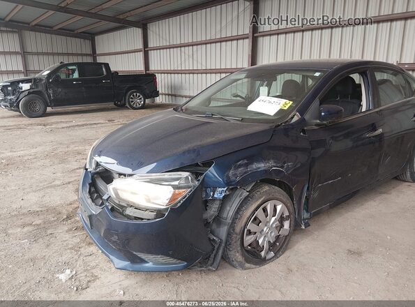 3N1AB7AP2GL656803 2016 NISSAN SENTRA Blue წინა ხედი