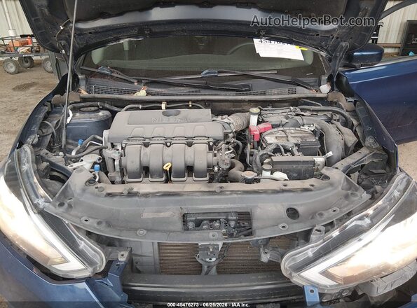 3N1AB7AP2GL656803 2016 NISSAN SENTRA Blue უკანა ხედი