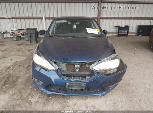 3N1AB7AP2GL656803 2016 NISSAN SENTRA Blue უკანა სალონის ხედი