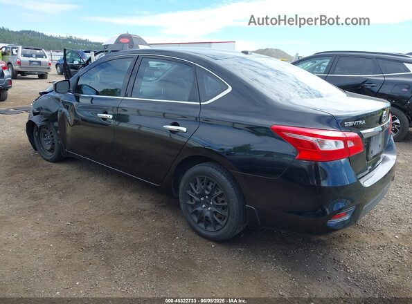 3N1AB7AP2GL663315 2016 NISSAN SENTRA Black უკანა მარცხენა