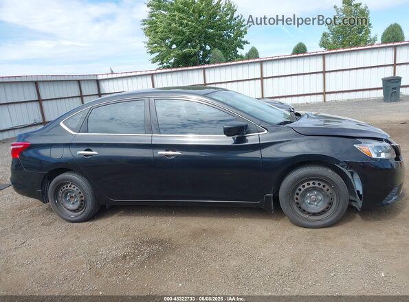 3N1AB7AP2GL663315 2016 NISSAN SENTRA Black უკანა სალონის ხედი