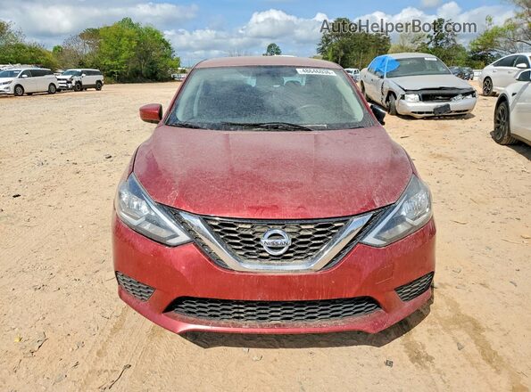 3N1AB7AP2GL669549 2016 NISSAN SENTRA Burgundy Vista frontal