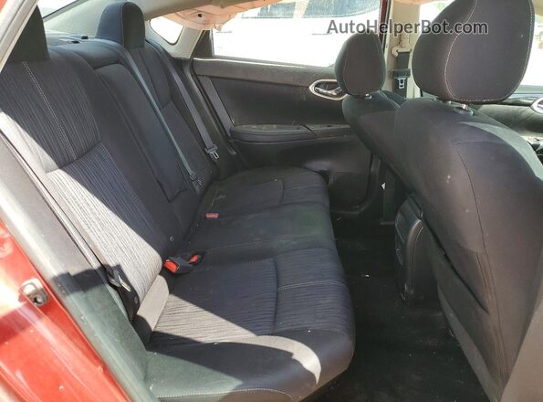 3N1AB7AP2GL669549 2016 NISSAN SENTRA Burgundy Vista de los asientos traseros
