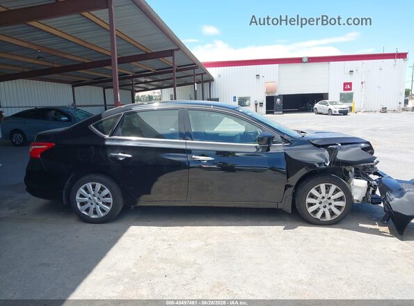 3N1AB7AP2GL682219 2016 NISSAN SENTRA Black Սալոնի հետևի տեսք