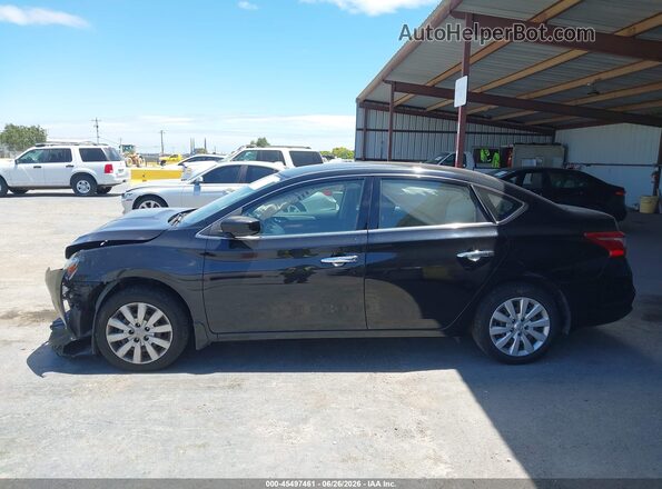 3N1AB7AP2GL682219 2016 NISSAN SENTRA Black Սալոնի 360 աստիճան տեսք