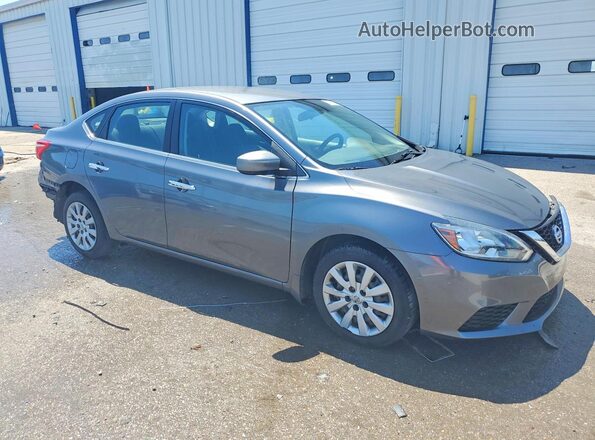 3N1AB7AP2GL683144 2016 NISSAN SENTRA Gray Delantero derecho