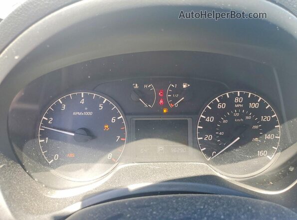 3N1AB7AP2GL683144 2016 NISSAN SENTRA Gray Vista del cuadro de instrumentos